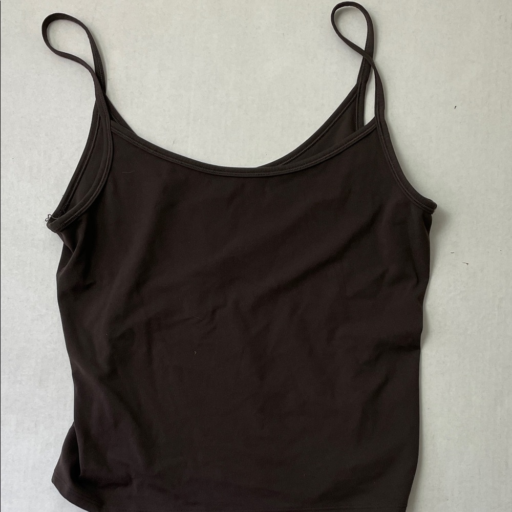 Athleta Dark brown Crop Cami Size M